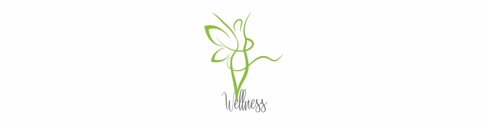 wellness woman with harmony message treatment vector illustration